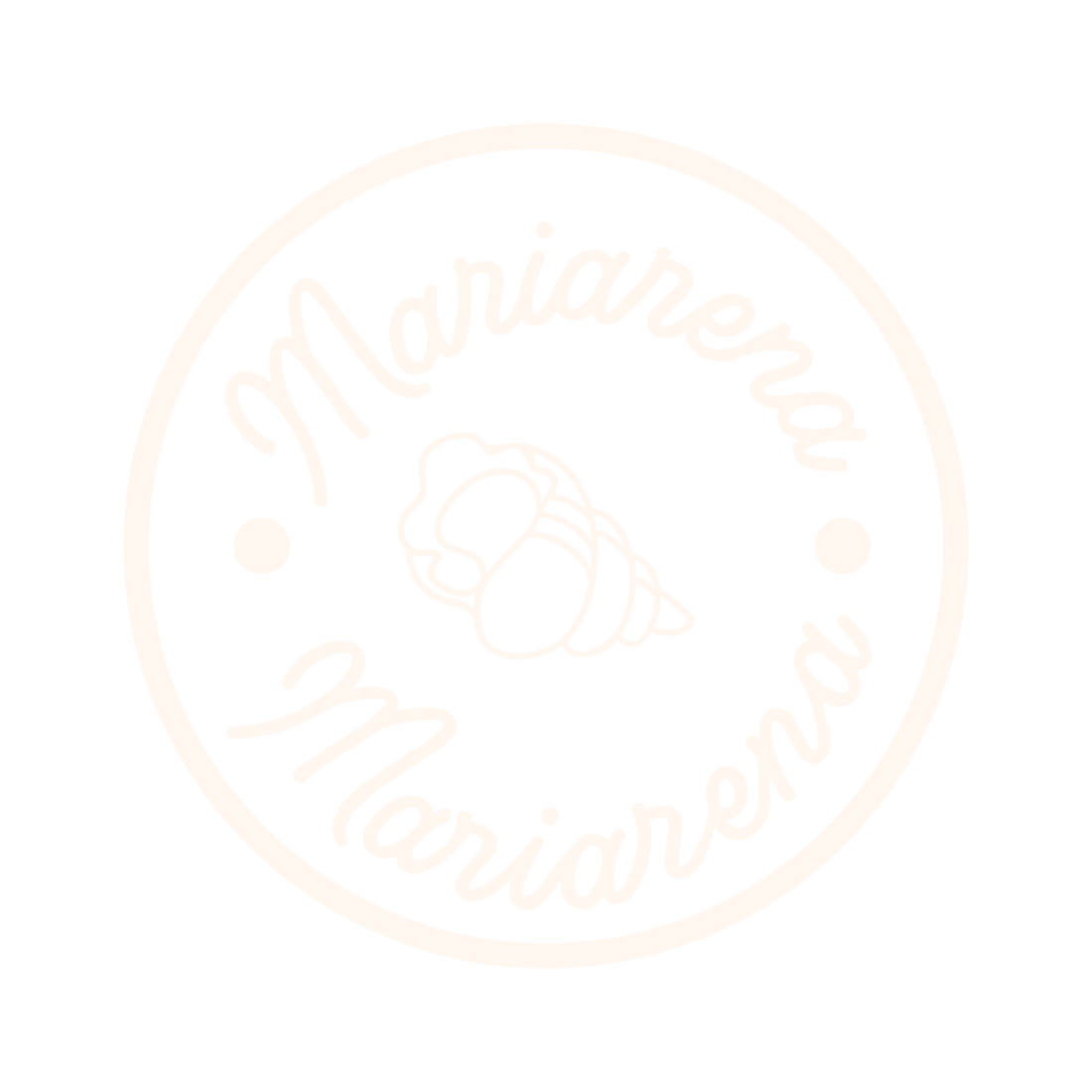 Mariarena custom jewelry image with soft tones and vintage layout